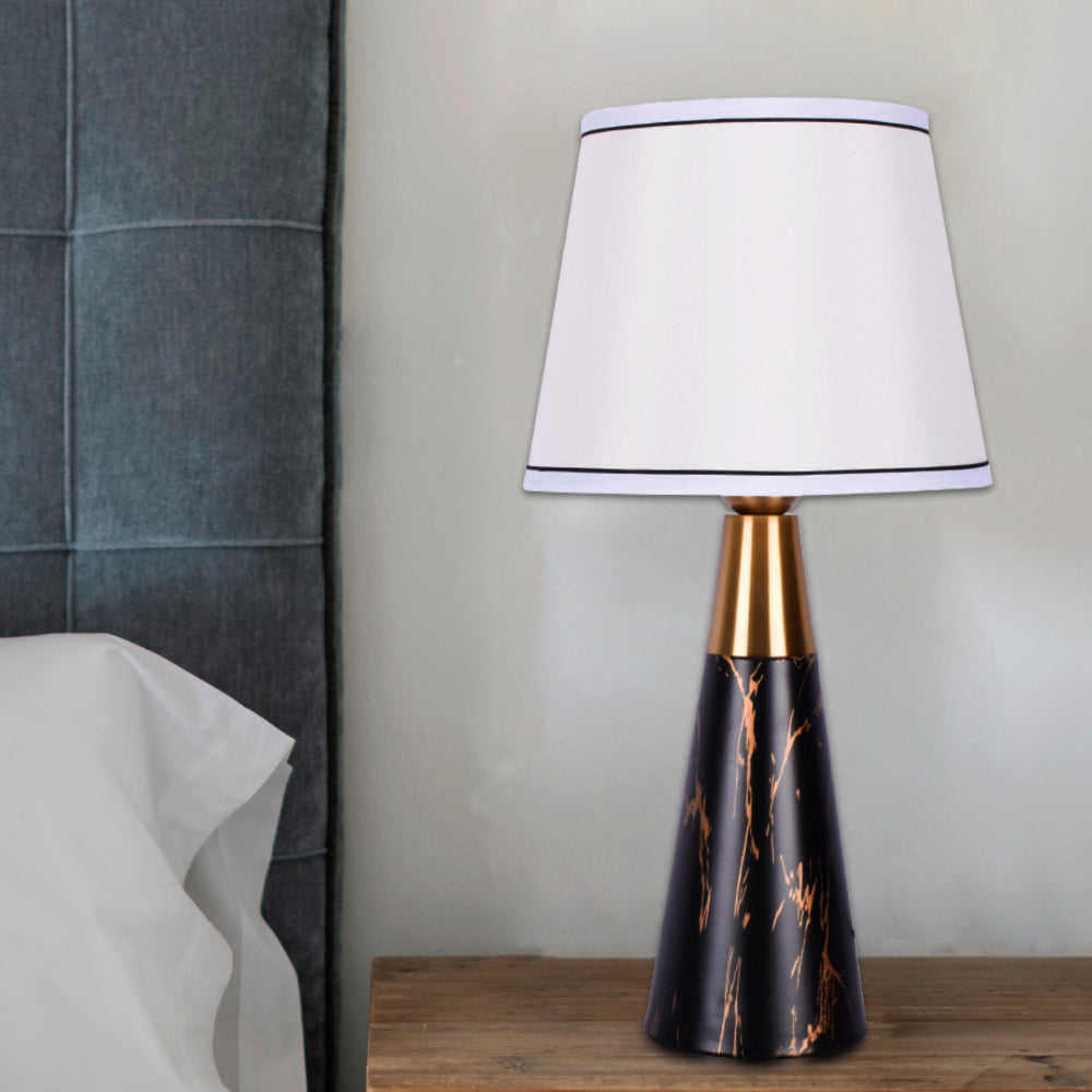 Erika Cone Table Lamp, Black