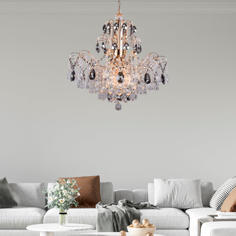 Black Pearl Chandelier (6 Arms)