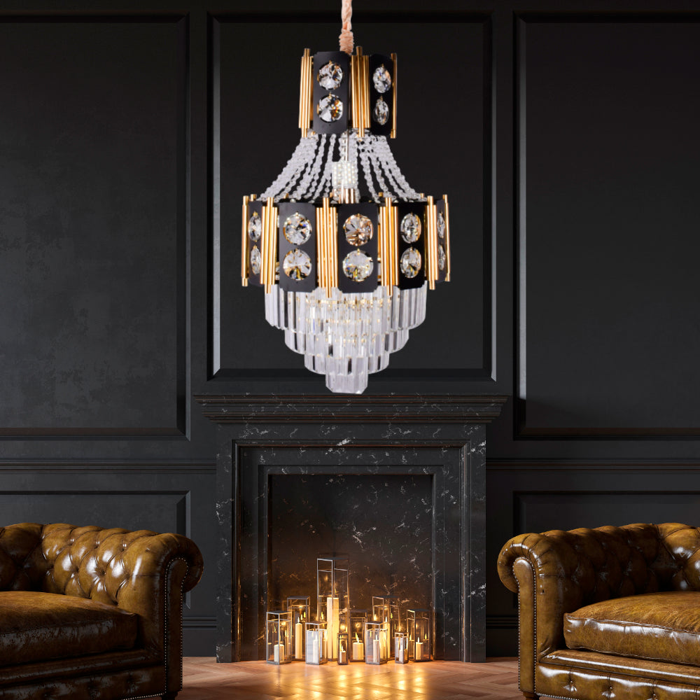 Golden Piper Chandelier