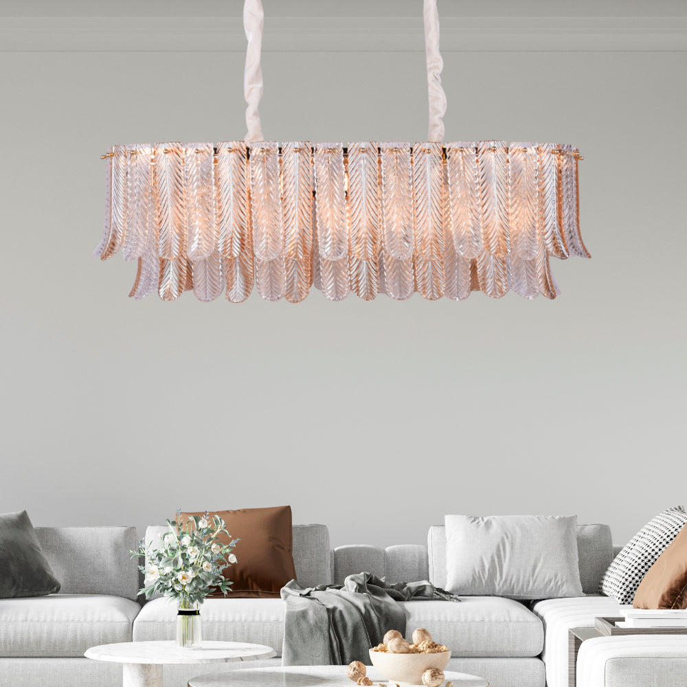 Autumn Leaf Chandelier (Rectangle)