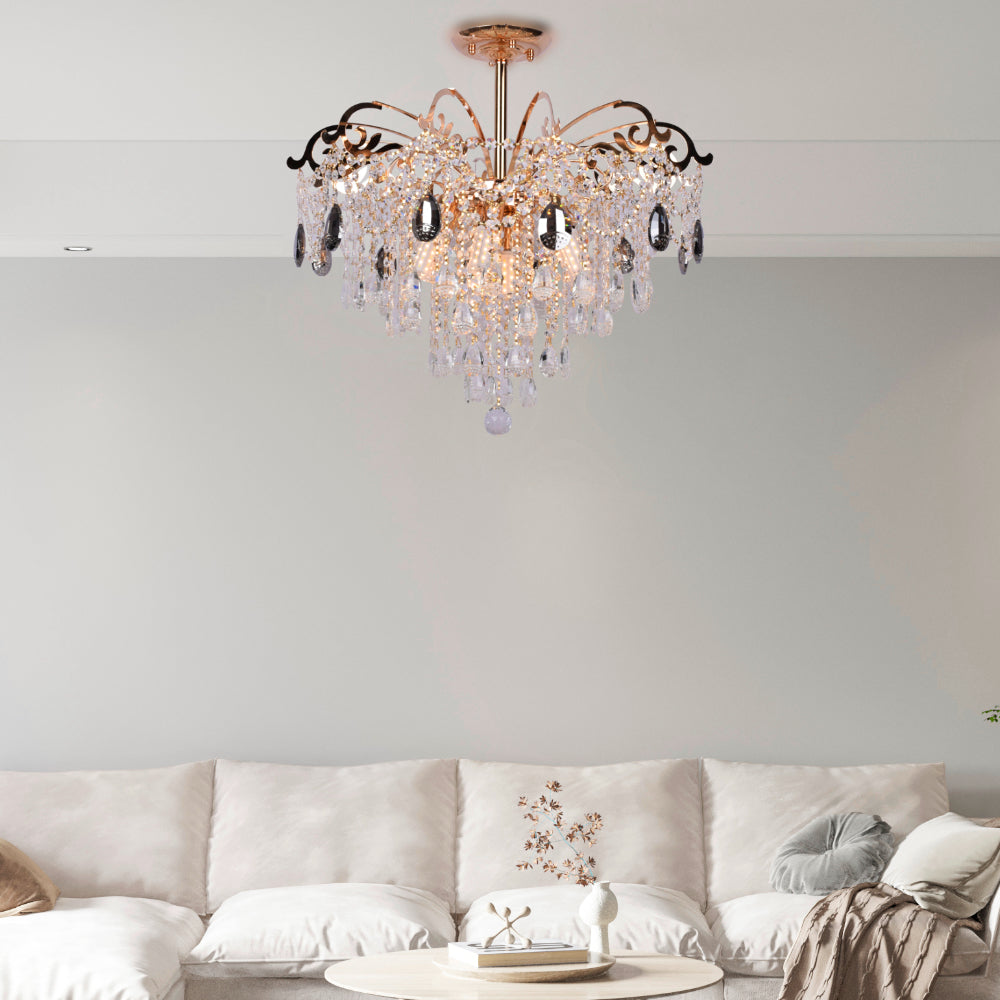 Freya Ceiling Light (Gold, 600mm)