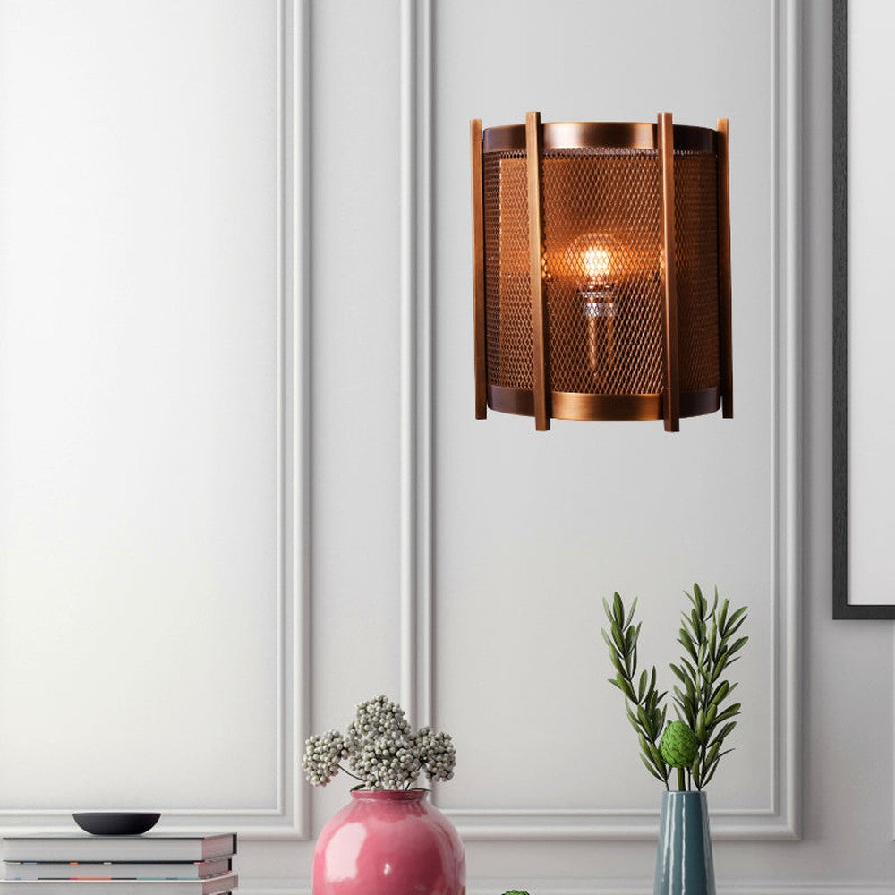 Retro Barn Cage Wall Light