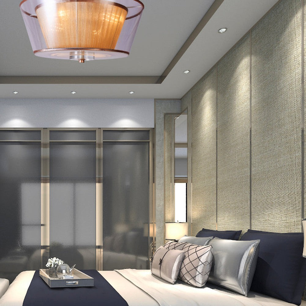 Modern Gold Flush Mount Ceiling Light