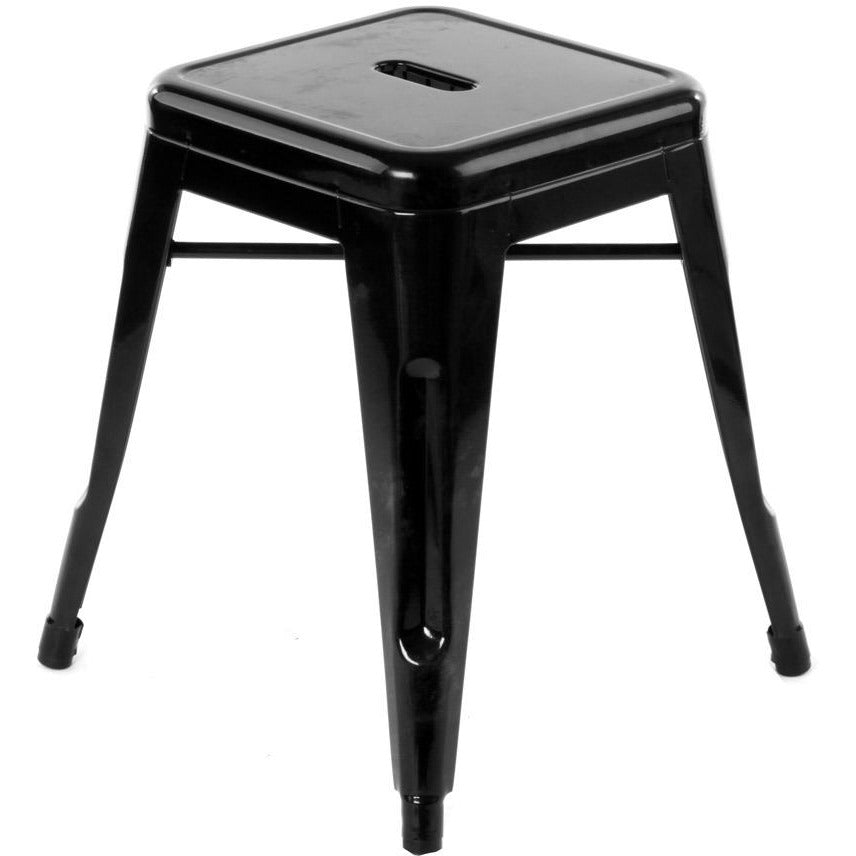 Metal Stool 45 cm, Black-Starry Night