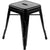 Metal Stool 45 cm, Black-Starry Night