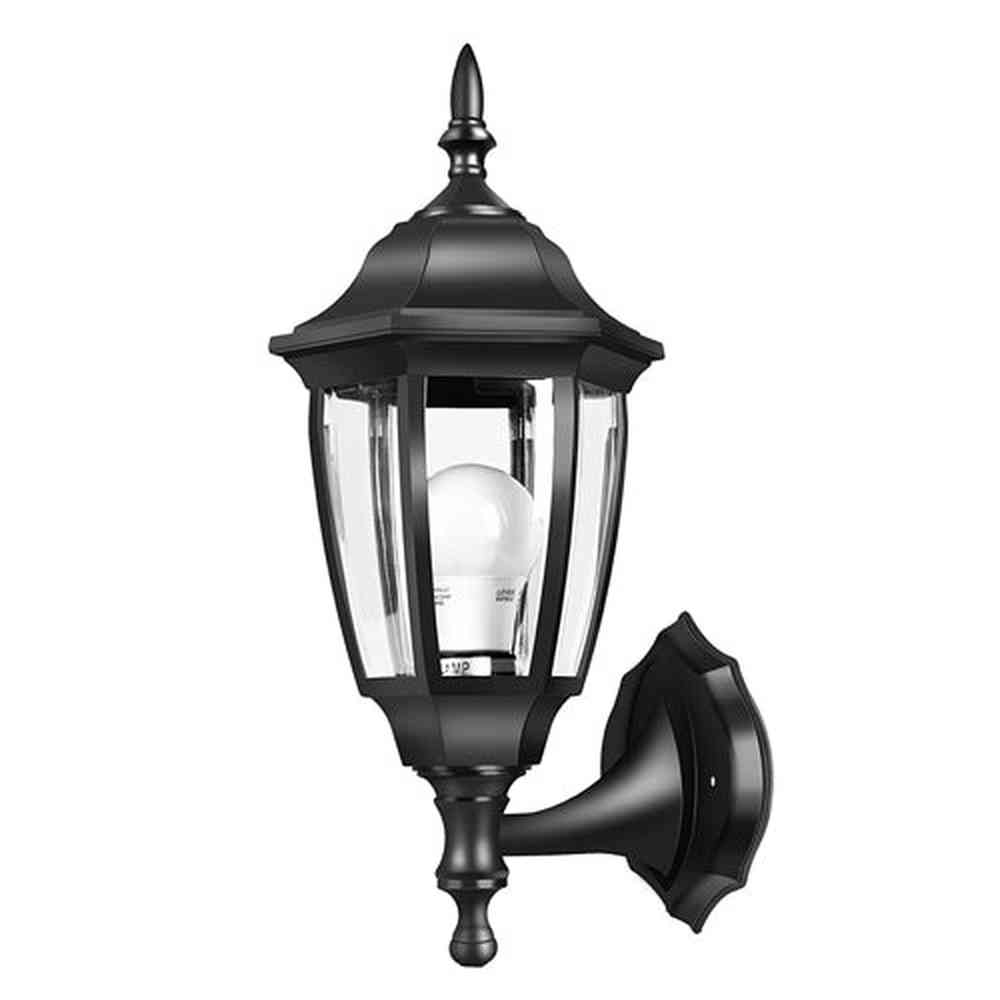 Outdoor Black LED Wall Light-Starry Night