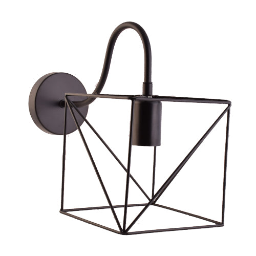 Square Industrial Vintage Wall Light E27 Holder-Starry Night