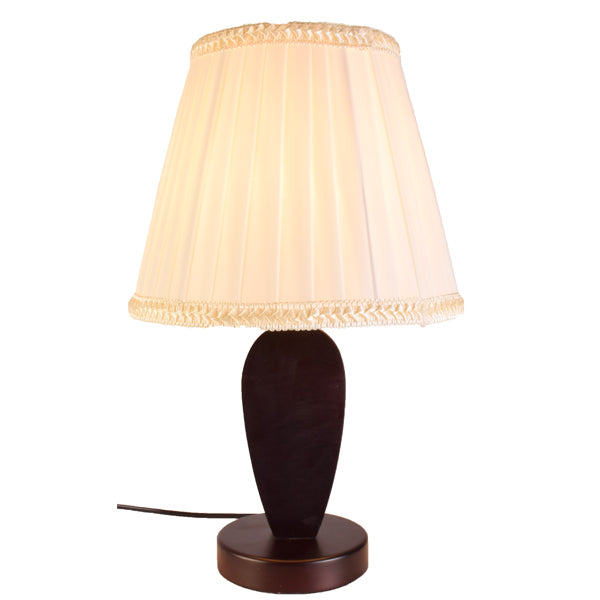 Brown Table Lamp Bedside Lamp with Cream Shade-Starry Night