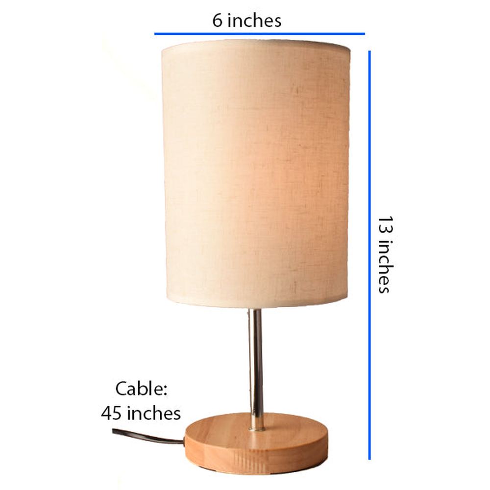 Circular Table Lamp Bedside Lamp with Shade-Starry Night