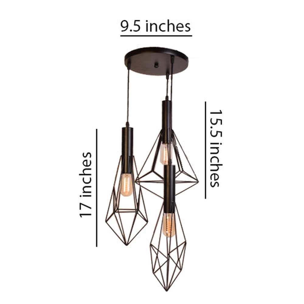 3 Hanging Pendant Light-Starry Night