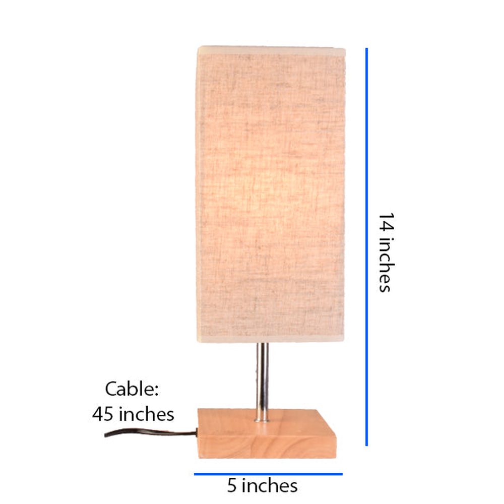 Square Table Lamp Bedside Lamp with Shade-Starry Night