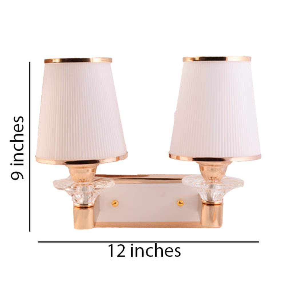 2 Lamp Wall Light with Glass Shade-Starry Night