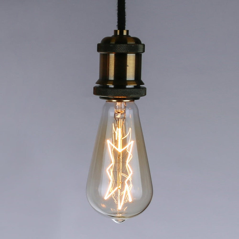 Star Shape Edison Bulb Pack of 2 Bulbs, 40 Watt, Dimmable-Starry Night