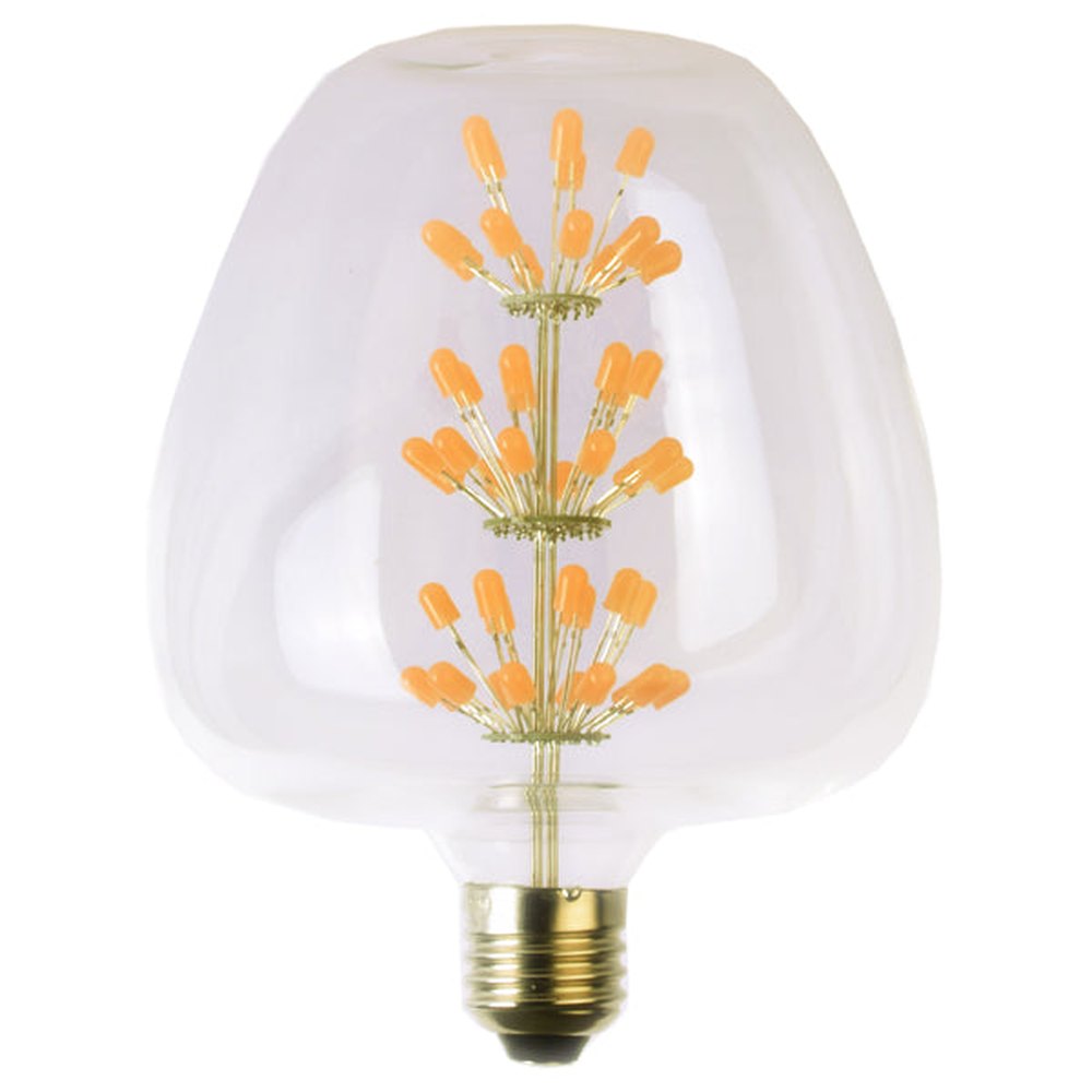 Apple Shaped Decorative 8 watt LED Bulb (Warm White)-Starry Night