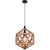 Geometric Pendant Light 1 E27 Light, Brown-Starry Night