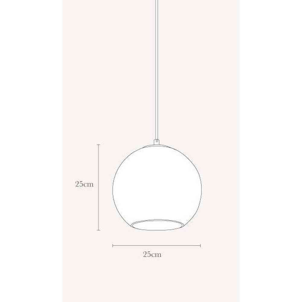 Copper Round Pendant Light-Starry Night