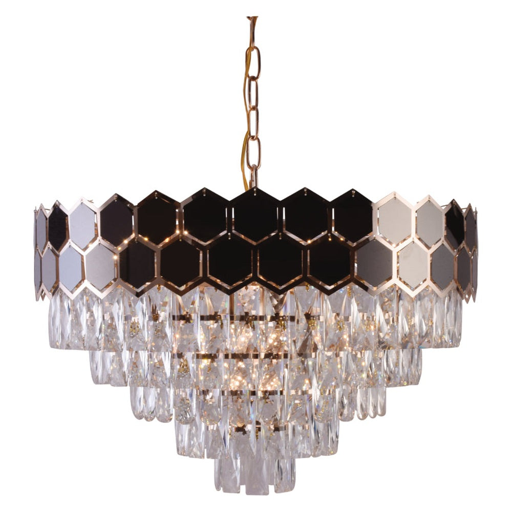 Hexagon Chandelier, 800mm