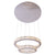 House of Rings LED 2 Ring Chandelier