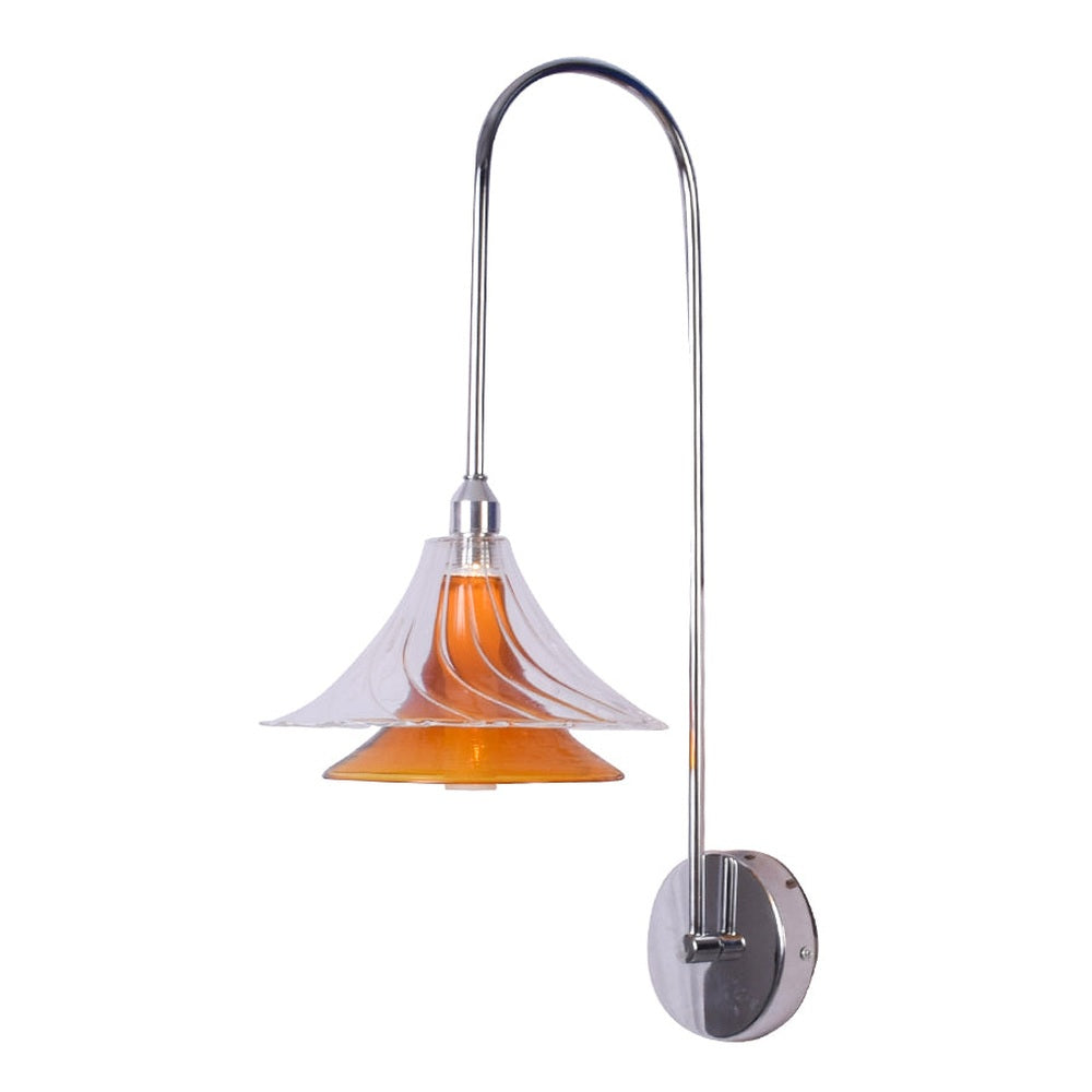 Two Tone Long Arm Wall Light