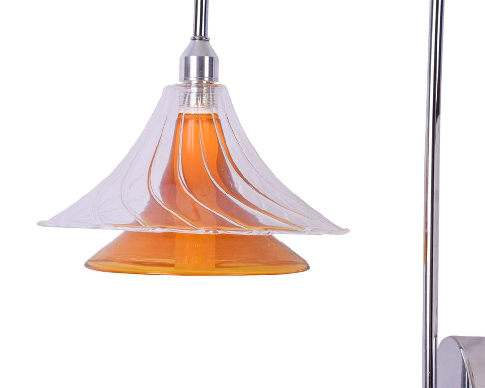 Two Tone Long Arm Wall Light