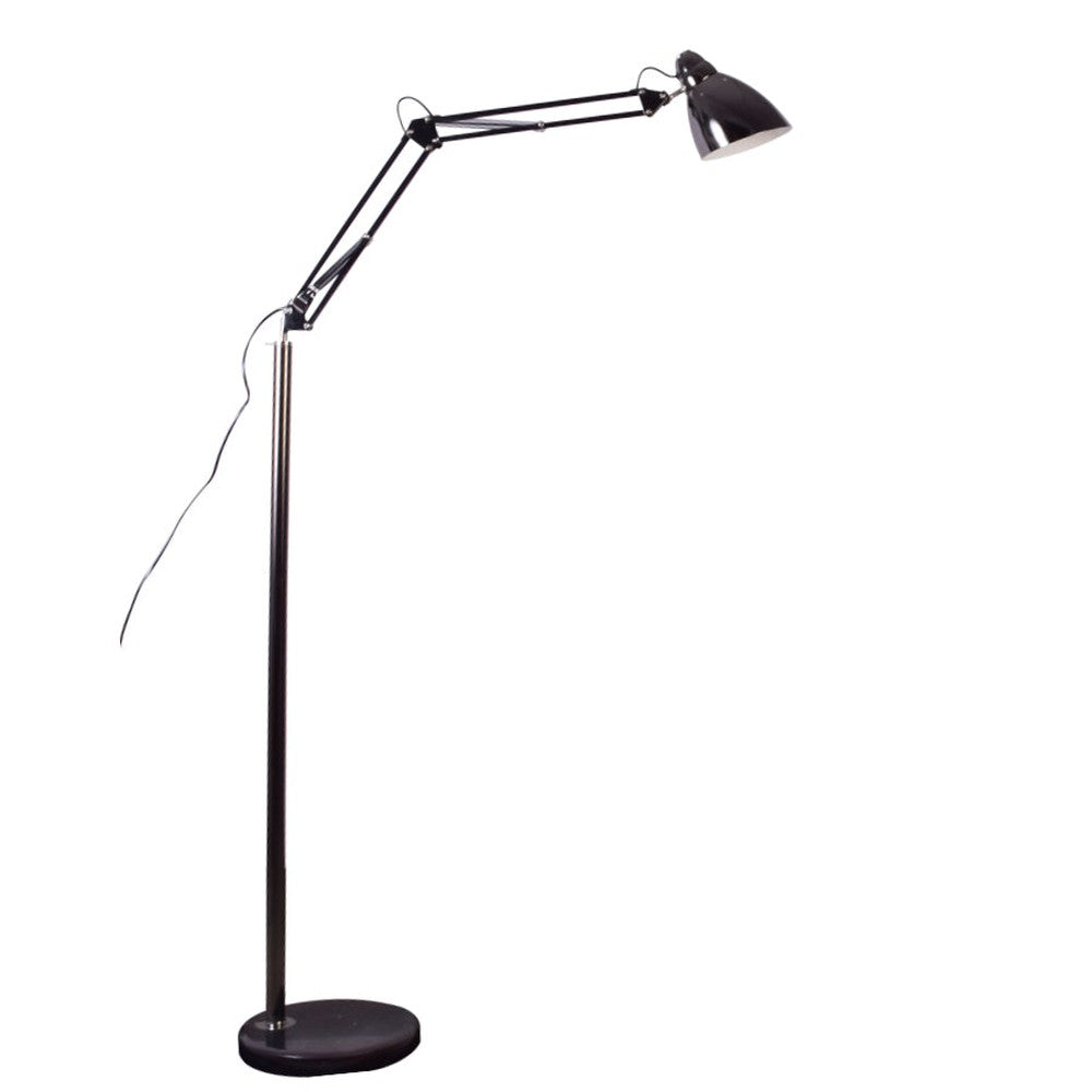 Superior Adjustable Floor Lamp, Black