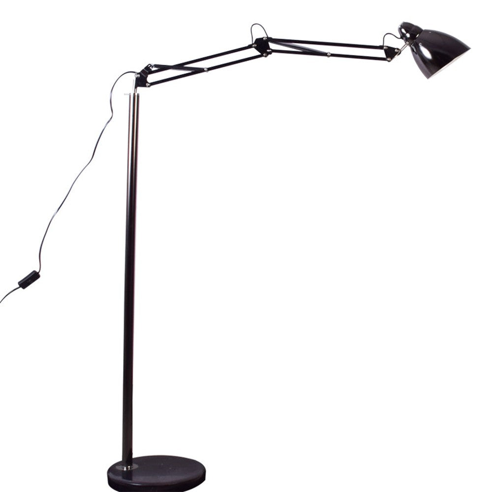 Superior Adjustable Floor Lamp, Black