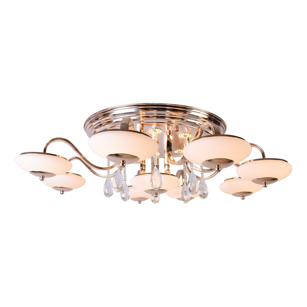Gold Spider LED Ceiling Light, 9 Arms