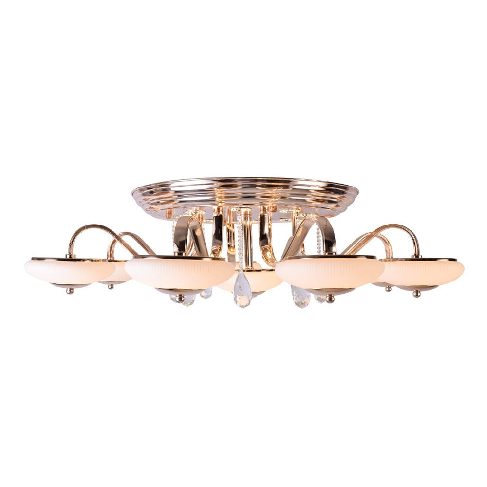 Gold Spider LED Ceiling Light, 9 Arms
