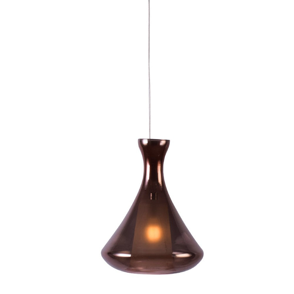 Conical Glass Pendant Light