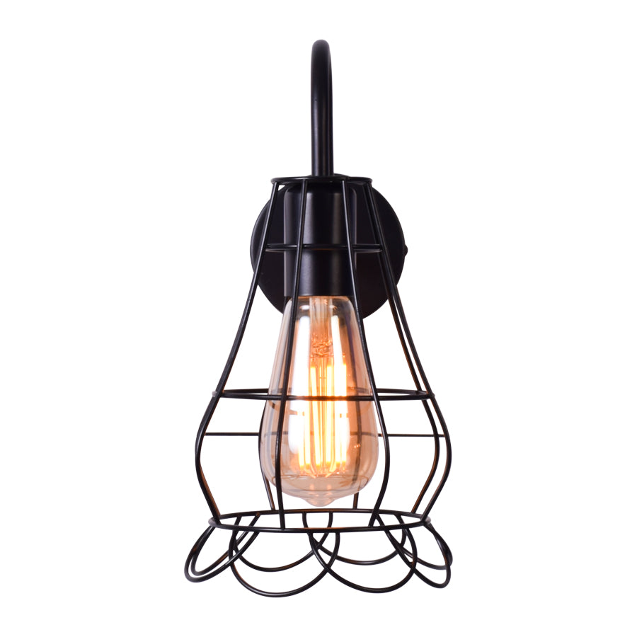 Wire cage wall light hotsell