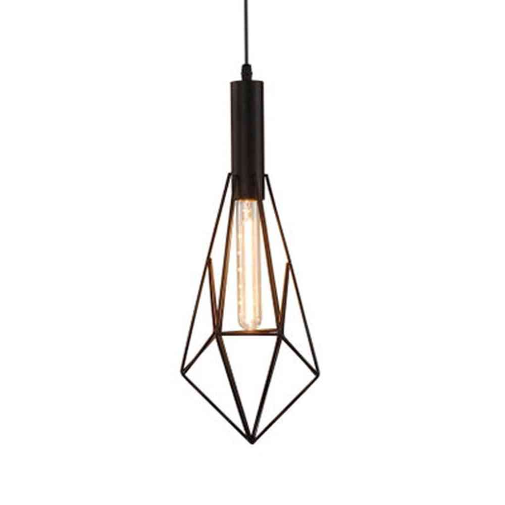 Geometric Black Pendant Light-Starry Night