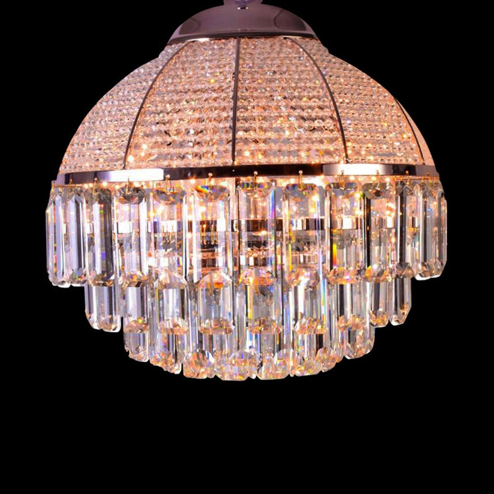 Sophisticated Dome Crystal Chandelier, 450mm