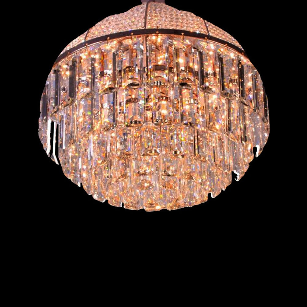 Sophisticated Dome Crystal Chandelier, 350mm