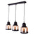 Yorker Pendant Light, 3 Glass