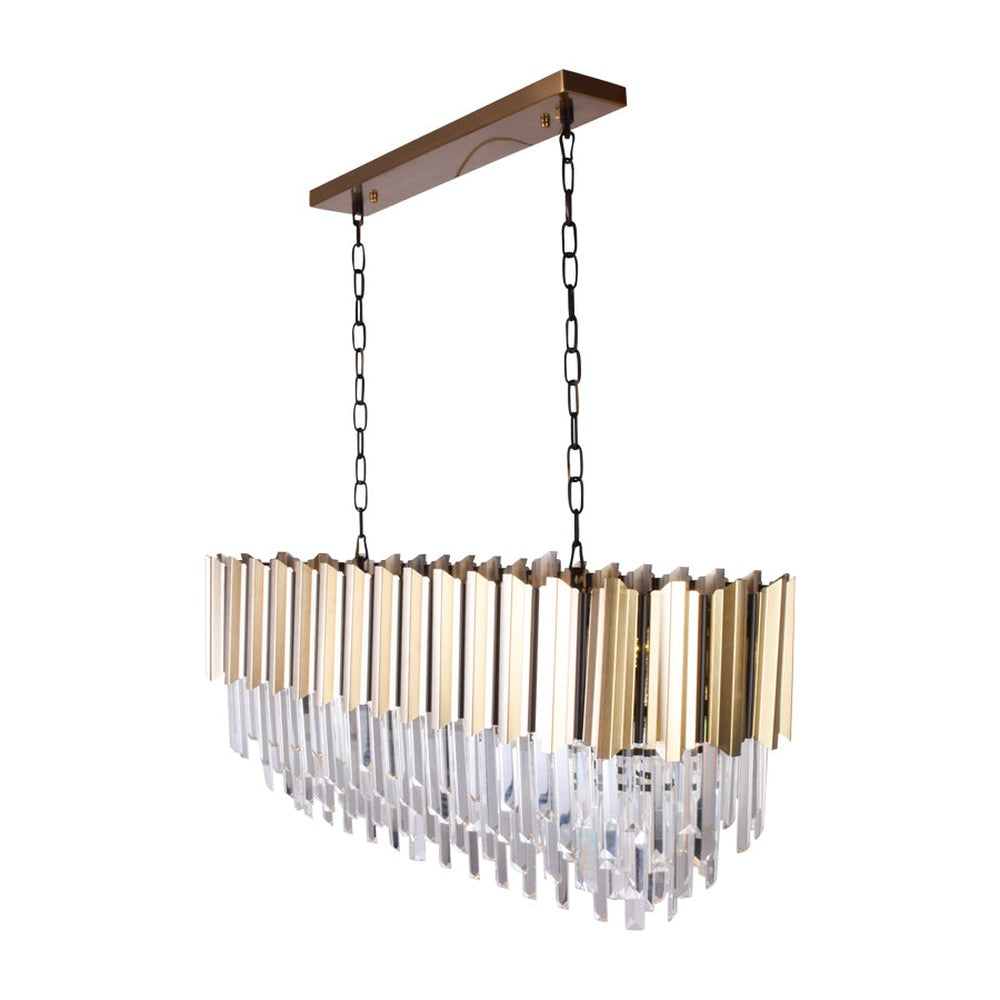 Trellis Rectangle Chandelier