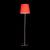 Red Shade Floor Lamp-Starry Night
