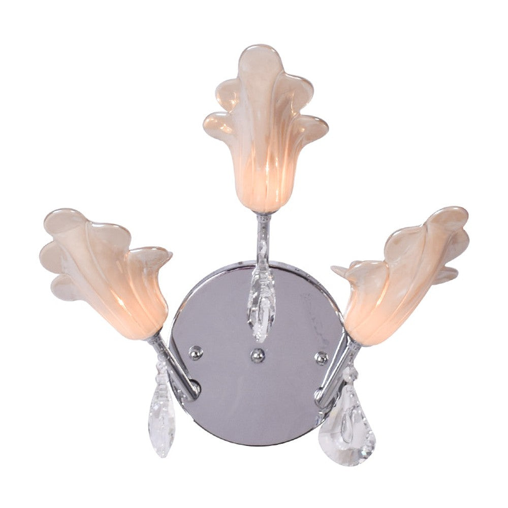Oyster Crystals Wall Light