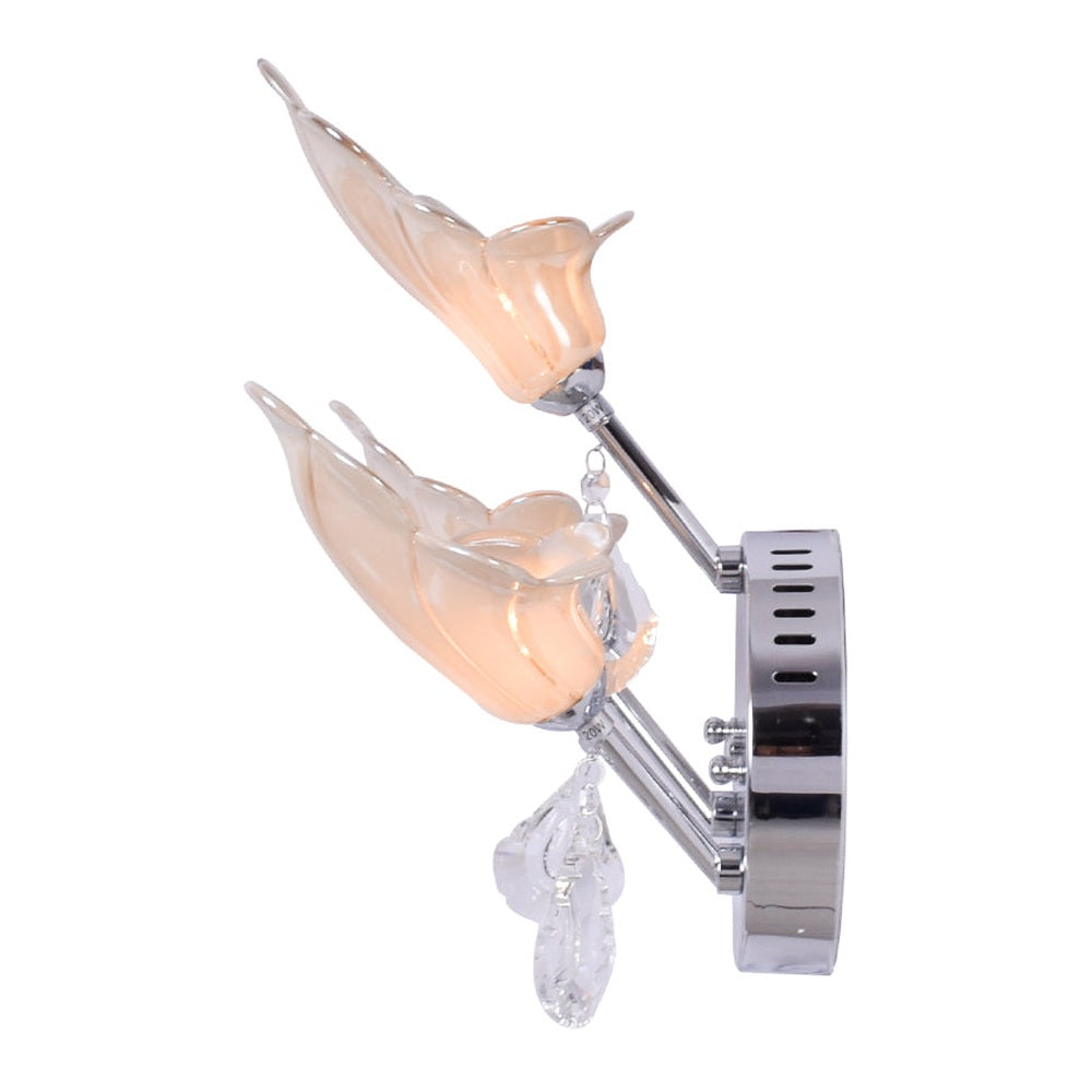 Oyster Crystals Wall Light