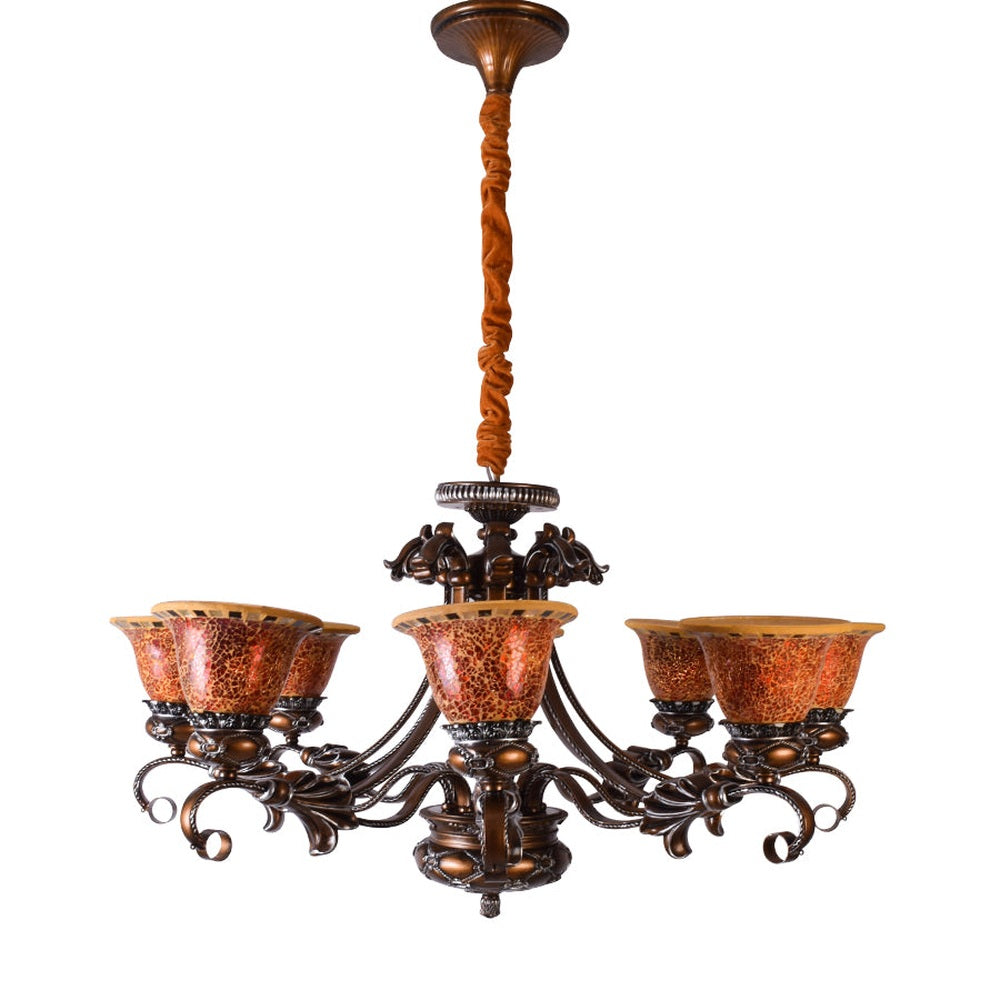 Old Palace Charm 8 Light Chandelier