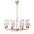 Vega Chandelier, 8 Lights