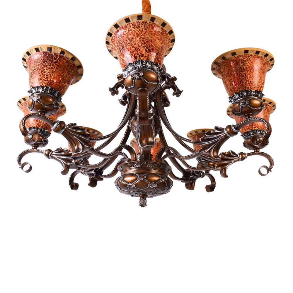 Old Palace Charm 8 Light Chandelier