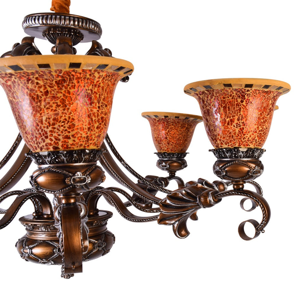 Old Palace Charm 8 Light Chandelier