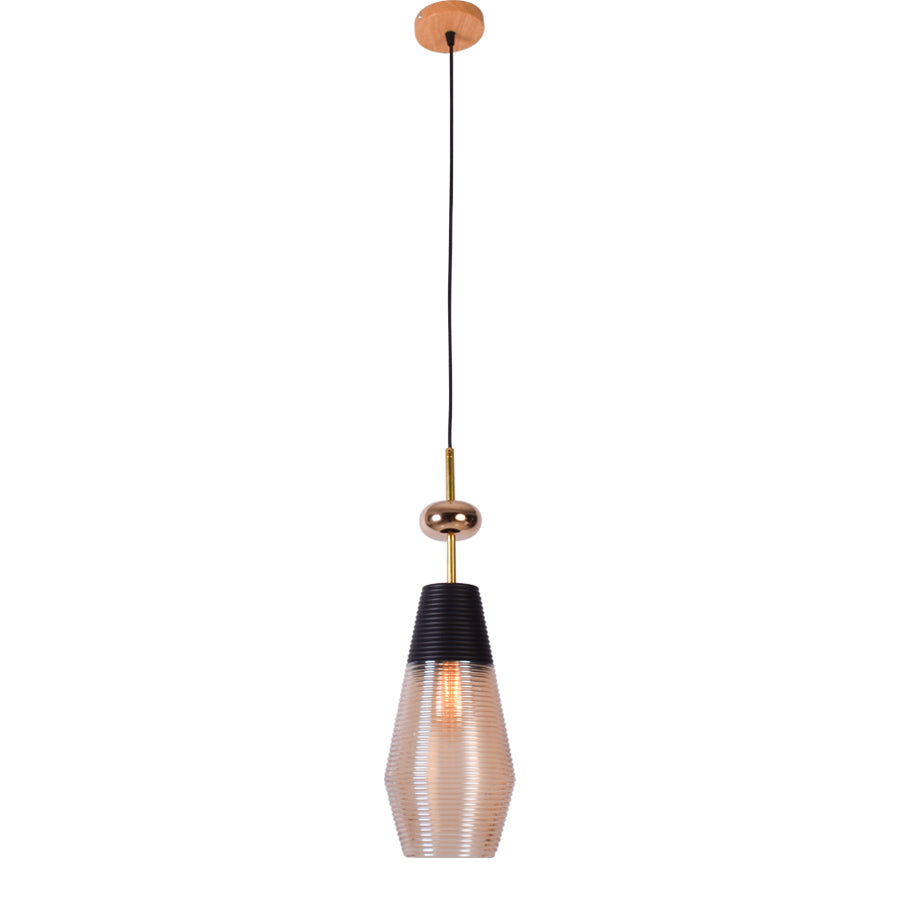 Glass Cylinder Pendant Light