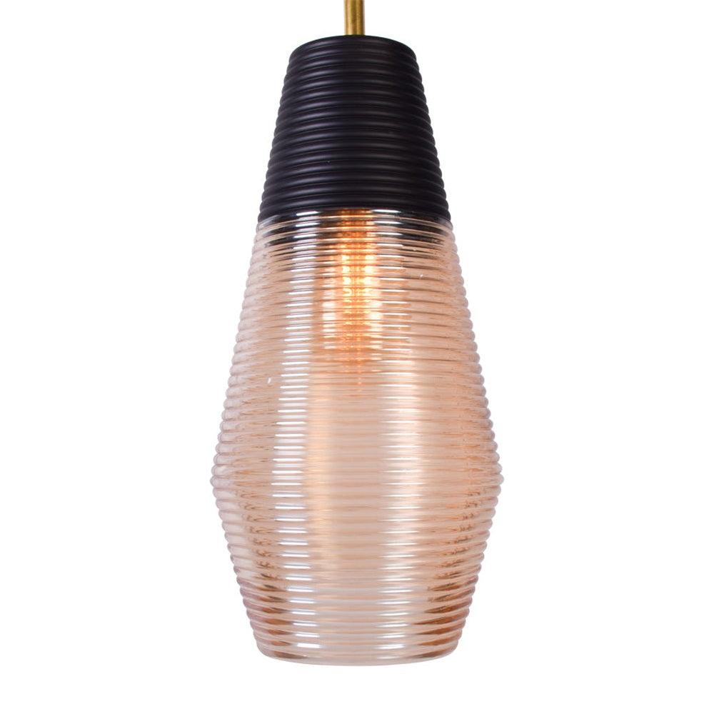 Glass Cylinder Pendant Light