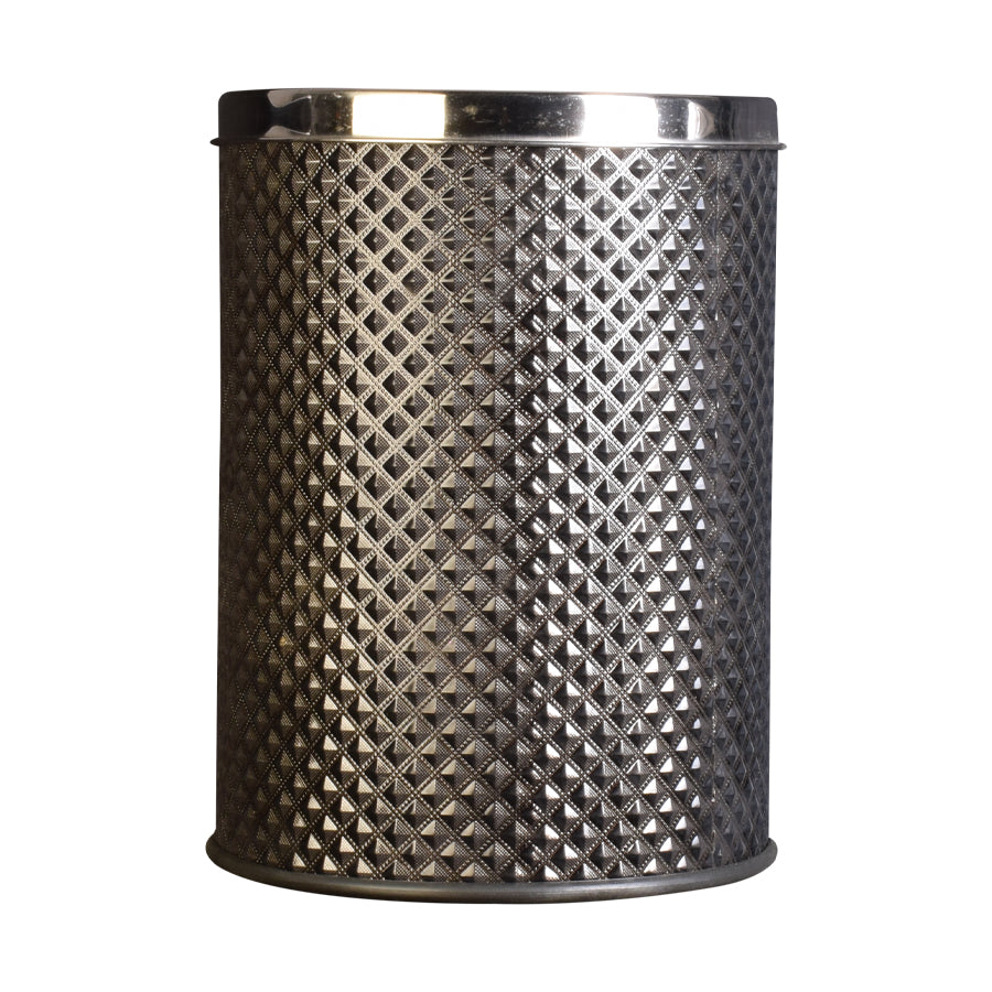 Swing Top Dark Brown Trash Can, 16 Litres-Starry Night