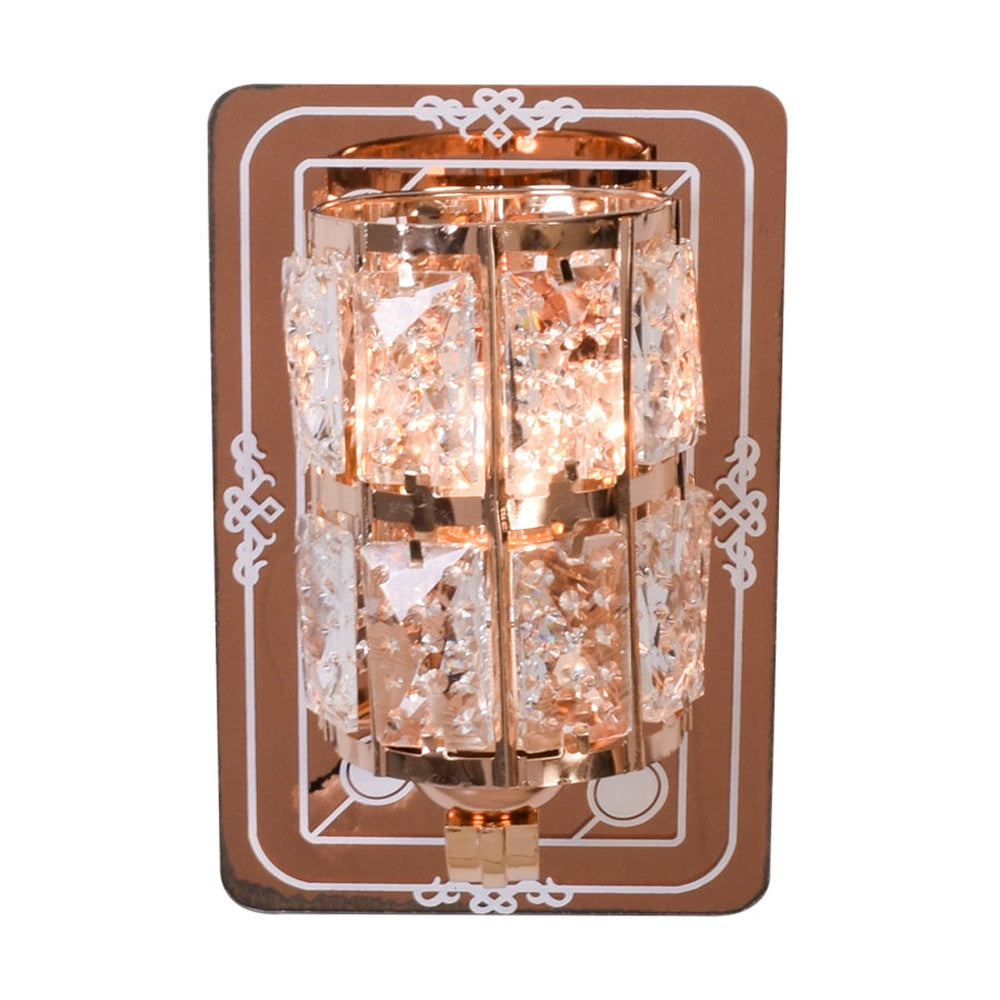 Crystals Rose Gold Wall Light