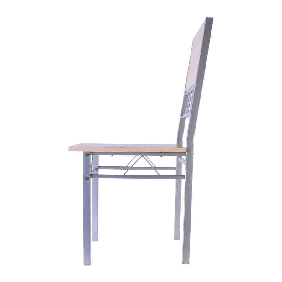 Ellen Dining Table with 4 Chairs, White