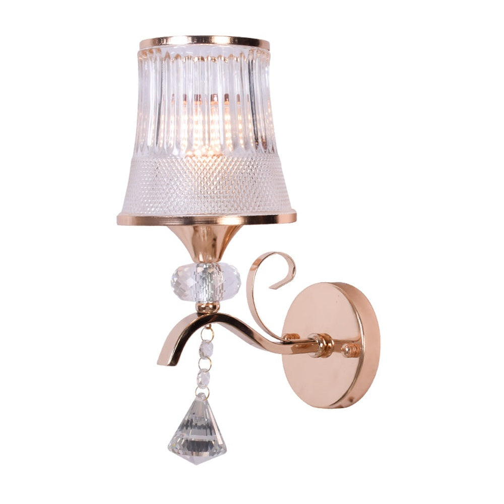Classic Curves Crystal Wall Light