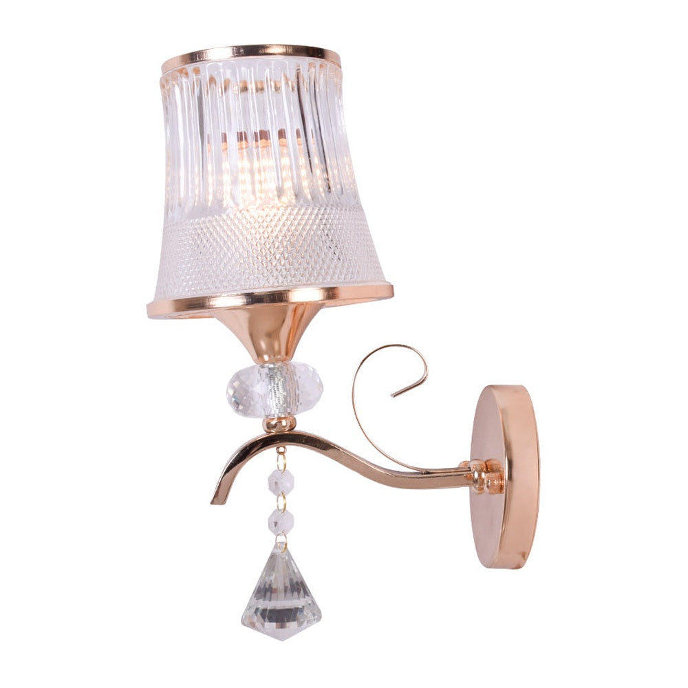 Classic Curves Crystal Wall Light