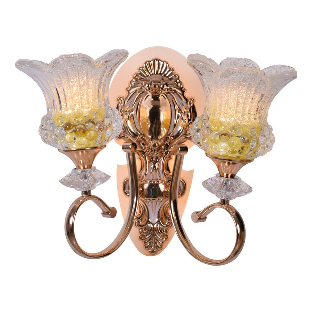 Velmount Wall Light (2 Glass Shades)